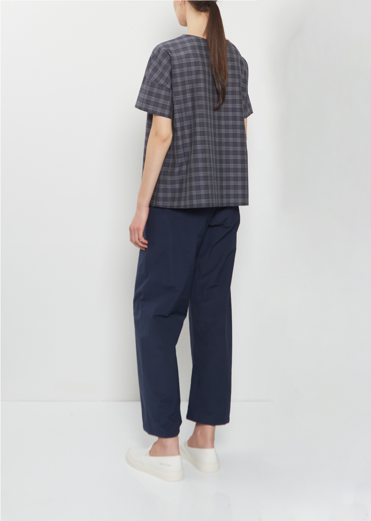 Short Sleeve Cotton Silk Top