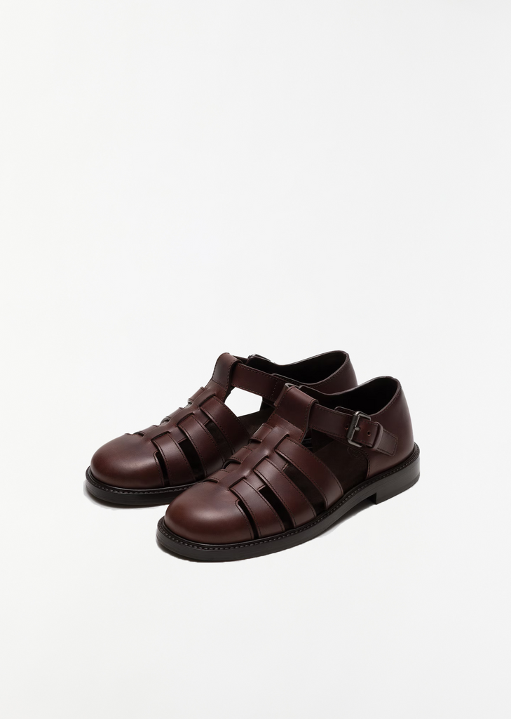 Kelsey Winter Leather Sandal