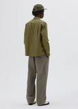 Organic Cotton Overall Shirt — Khaki Green
