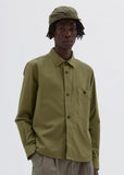 Organic Cotton Overall Shirt — Khaki Green