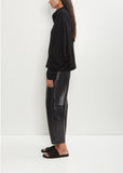 Cashmere Batwing T-Neck Knit