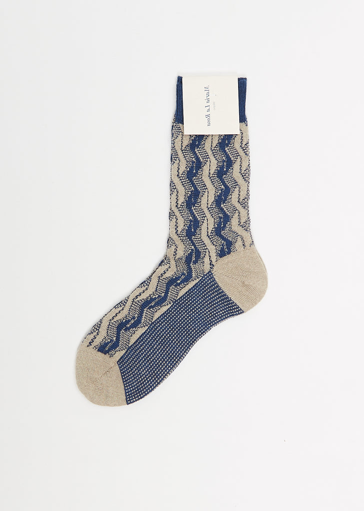 Knitted Socks — Navy