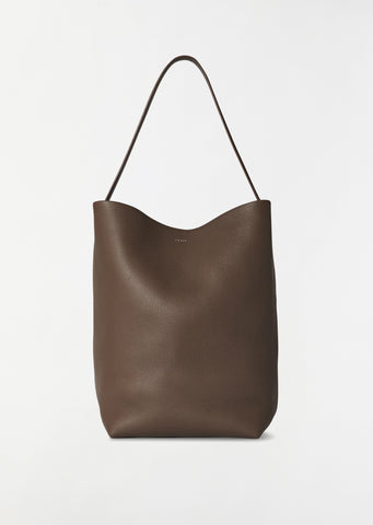 TROW Large Park Tote Bag in Cow Leather & Canvas – Loliday