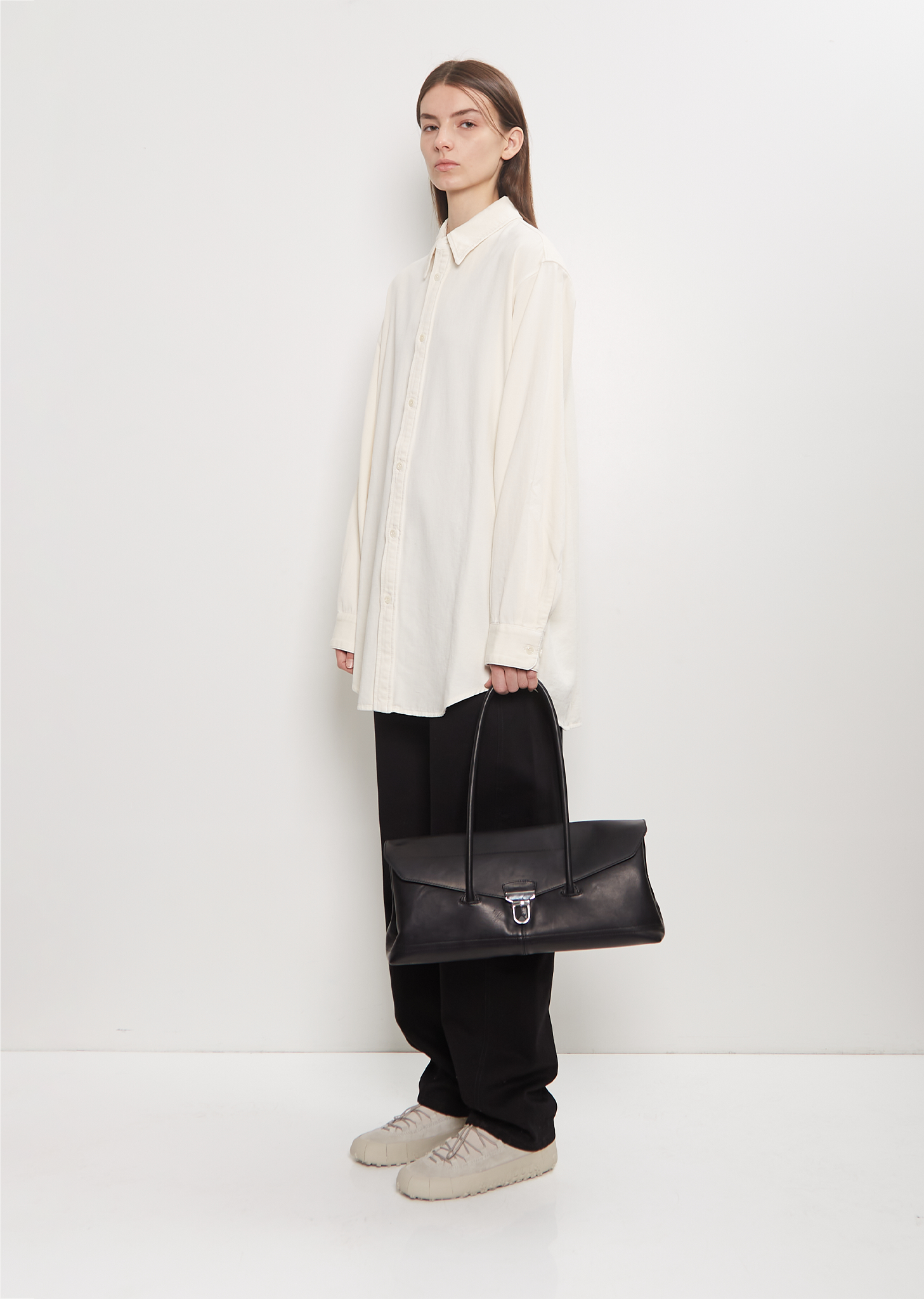leather gear bag Leather Gear Shoulder Bag – La Garçonne
