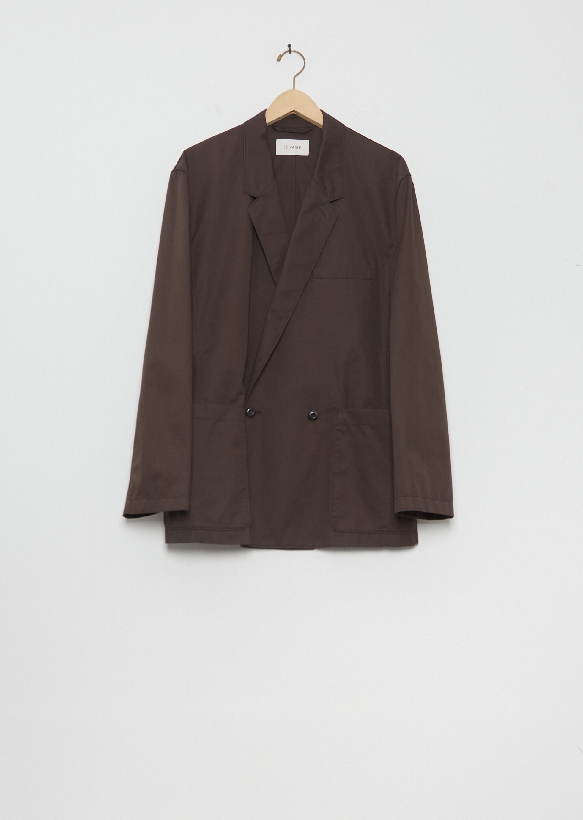Cotton Twill Double Breasted Workwear Jacket – La Garçonne Cotton Twill Double Breasted Workwear Jacket – La Garçonne
