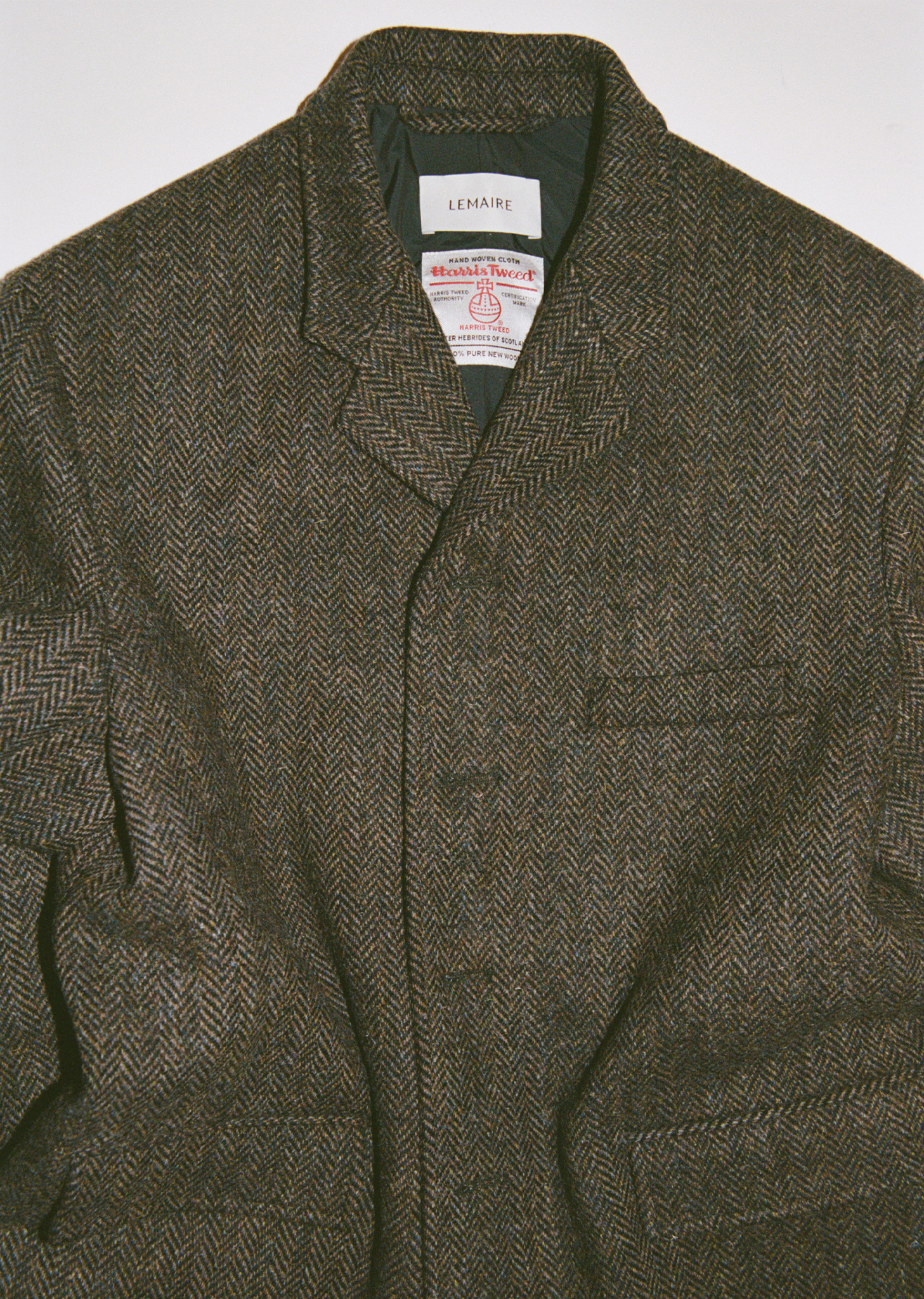 Harris Tweed Boxy Tailored Jacket – La Garçonne Harris Tweed Boxy Tailored Jacket – La Garçonne