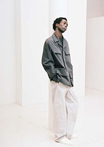 LEMAIRE ダークグレー コットンジャケット Four Pockets Jacket – La Garçonne