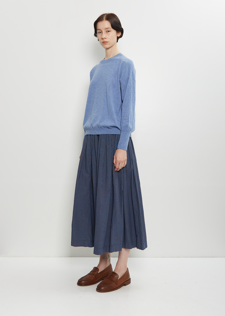 Light Cashmere Sweater — Light Blue