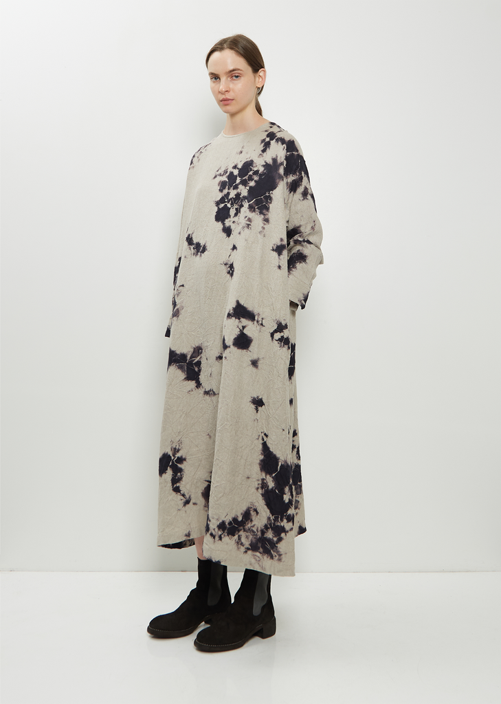 Linen Wide Pullover Dress