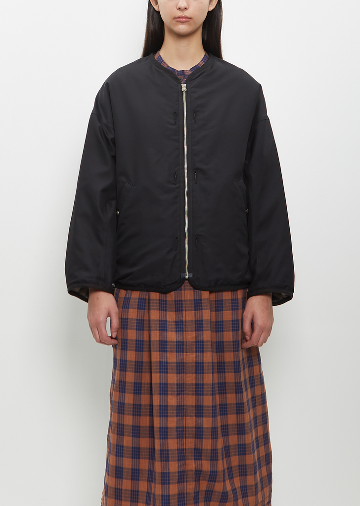 Reversible Liner Down Jacket — Black