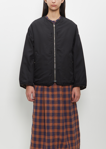 Reversible Liner Down Jacket — Black