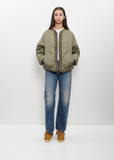 Reversible Liner Down Jacket — Olive