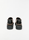 Leather Platform Loafers