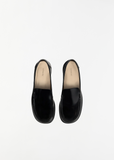 Shiny Finish Leather Loafer