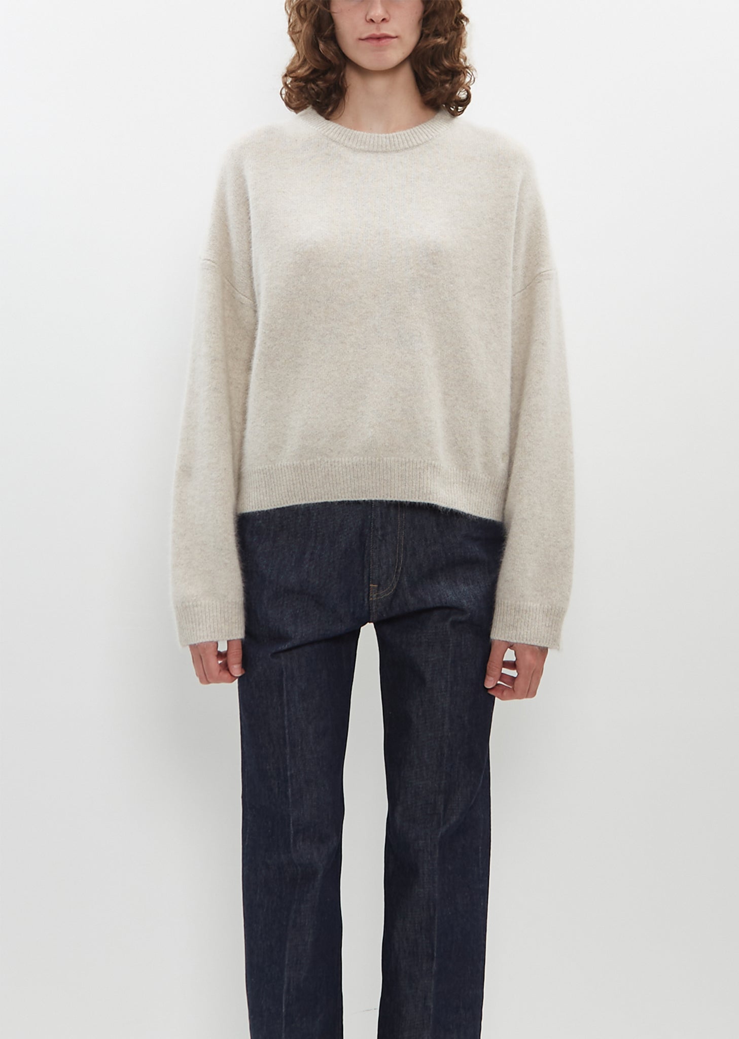 ルエブル LOEUVRE Layered Knit Pullover - 01 （COCOA） ルエブル LOEUVRE Layered Knit Pullover - 01 （COCOA