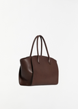 Marlo 12 Saddle Leather Bag — Deep Brown