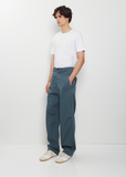 Pencks Cotton Pants — Petrol