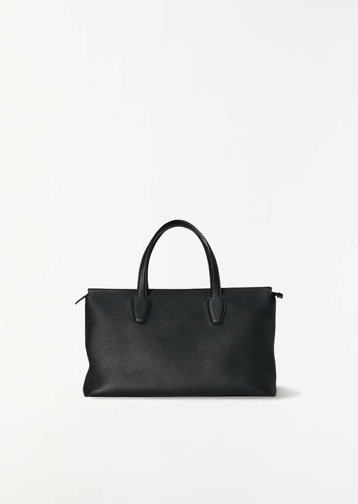 Marcel Leather Handbag — Deep Brown