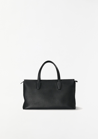 Marcel Leather Handbag — Deep Brown
