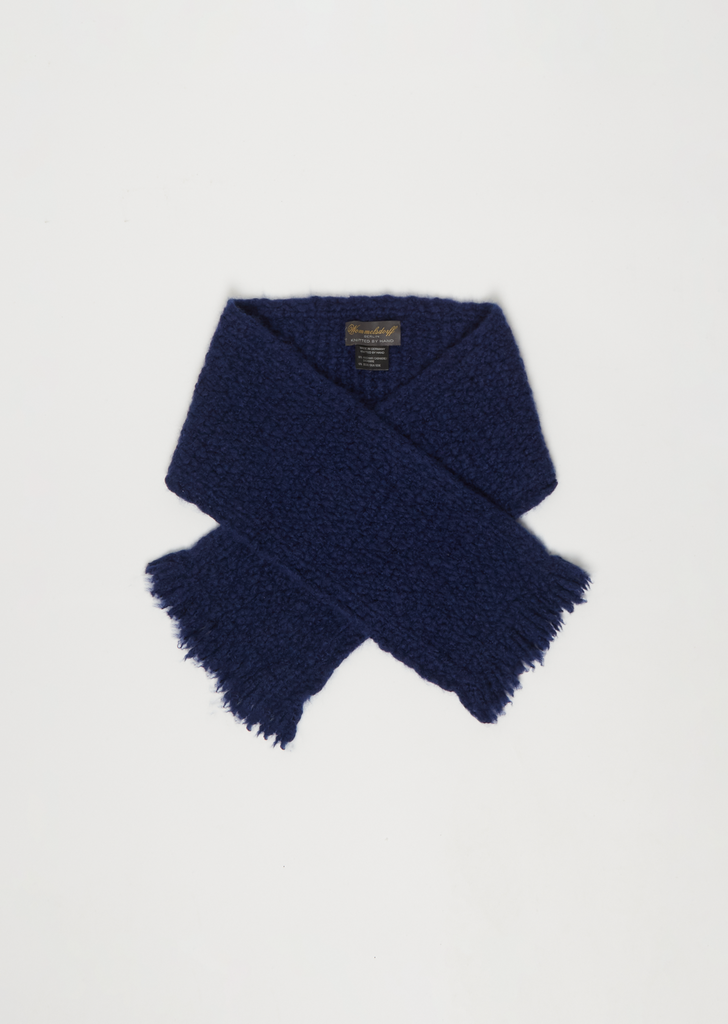 Maria Cashmere Silk Scarf — Indigo