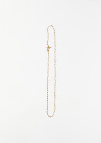 22k Keshi Pearl Necklace 18" — Marigold