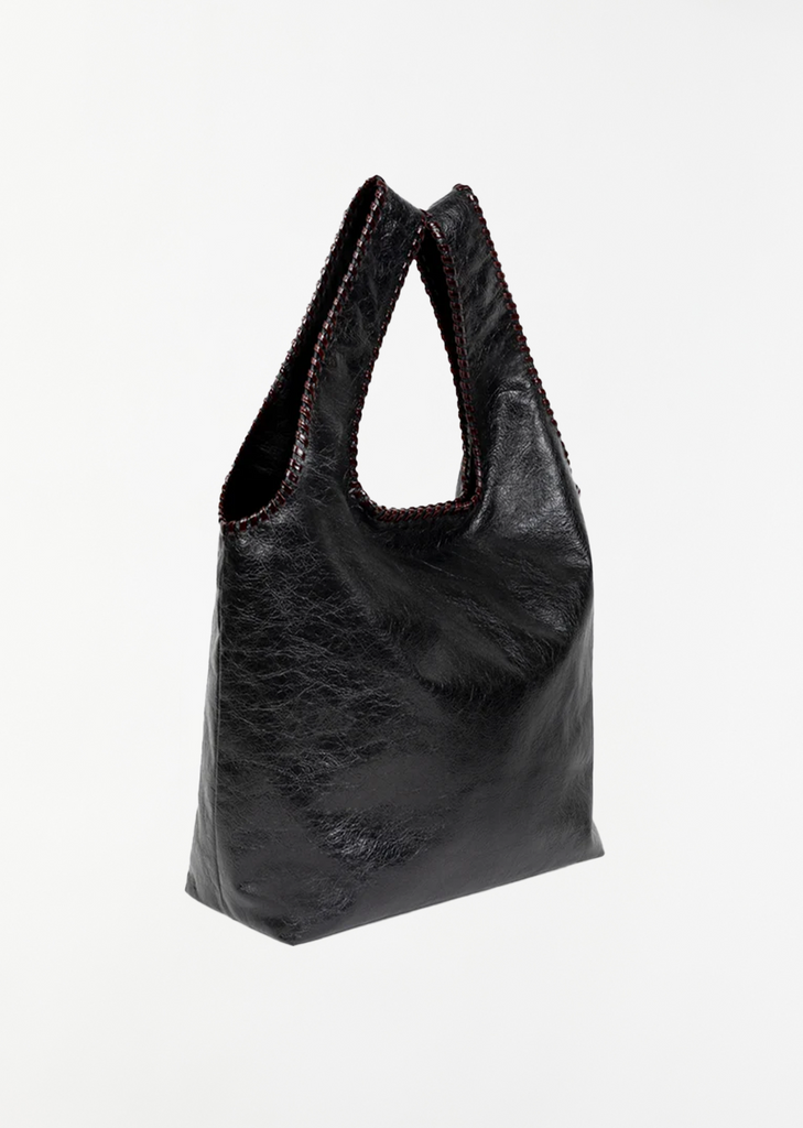 March Leather Shopper Tote