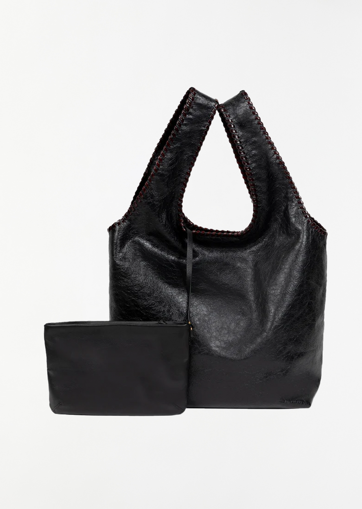 March Leather Shopper Tote