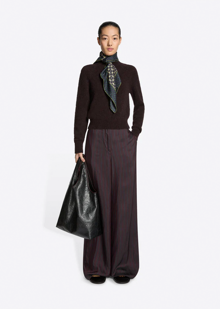 March Leather Shopper Tote