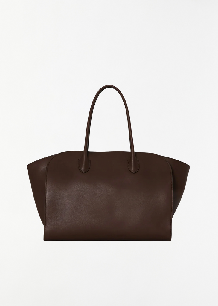 Marlo 14 Saddle Leather Bag — Deep Brown