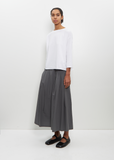 Cotton Maso Skirt — Grey