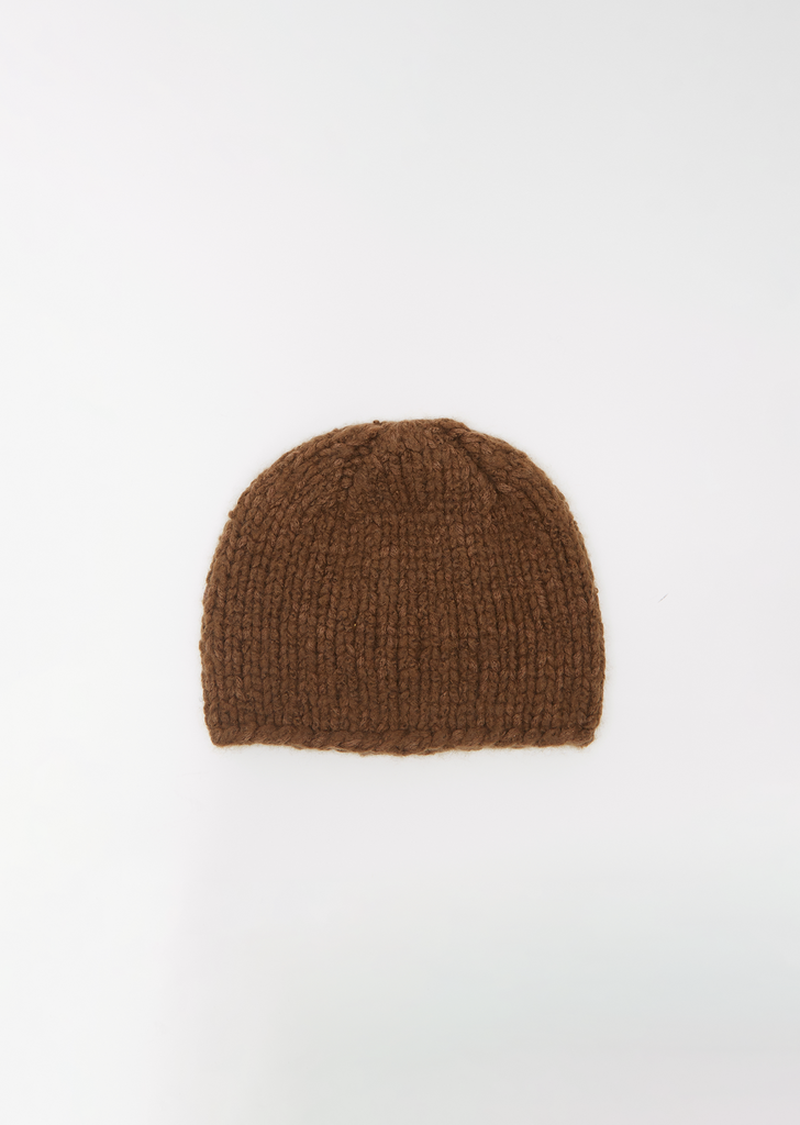 May Cashmere Silk Beanie — Antique