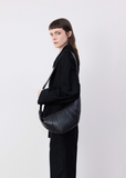 Medium Croissant Bag — Black