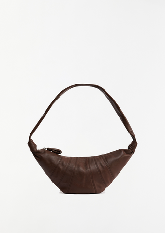 Medium Croissant Bag — Dark Tobacco