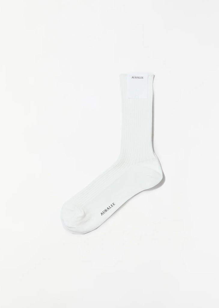 Giza High Gauge Socks — White