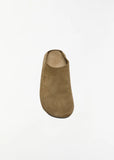 Hudson Suede Slide — Military