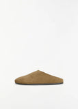 Hudson Suede Slide — Military