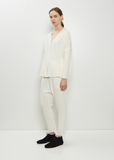 Heavy Jersey Cardigan — Milk