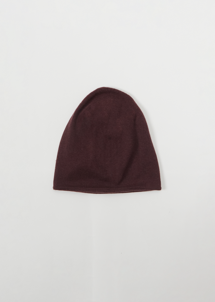 Milo Cashmere Hat — Bordeaux
