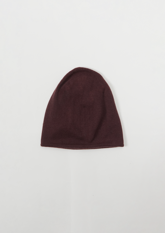Milo Cashmere Hat — Bordeaux