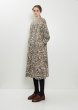 Kivi Long Sleeve Silk Cotton Dress