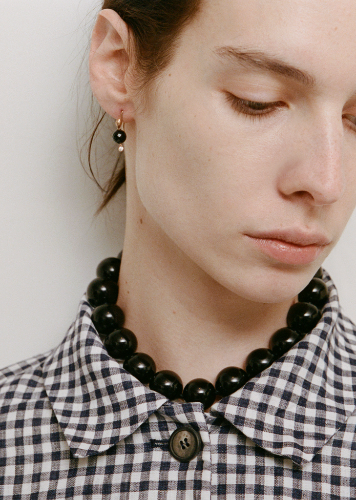 Onyx Sphere Earrings
