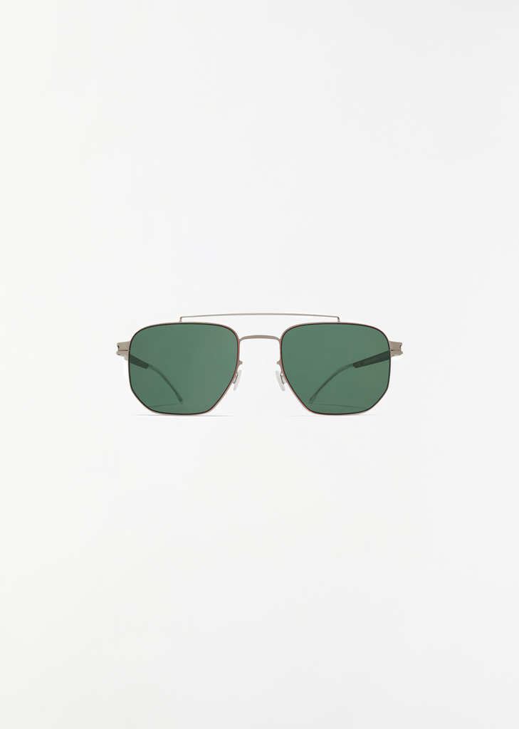 ML05 Sunglasses — Silver / Green