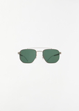 ML05 Sunglasses — Silver / Green