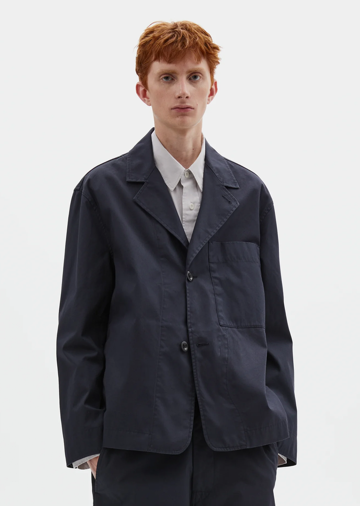 Minimal Cotton Blazer