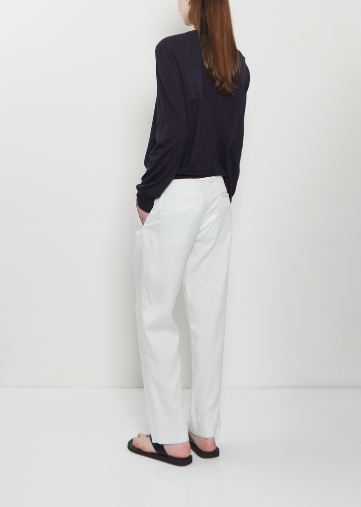Karsten Lyocell Pant — Chalk