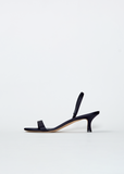 Ella Silk Kitten Slingback