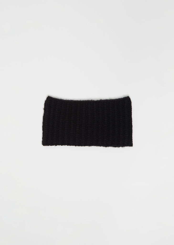 Mareno Cashmere Neckwarmer — Black