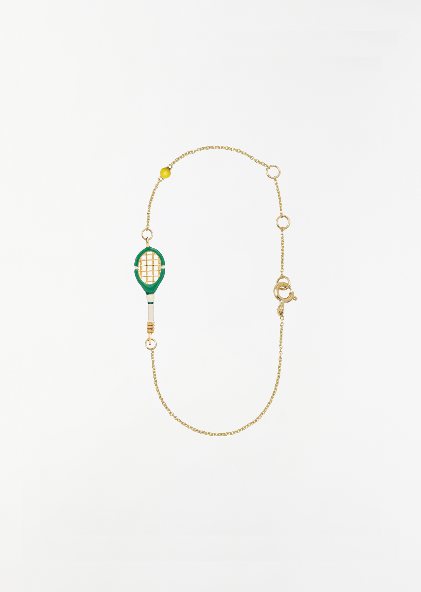 ALIITA ブレスレット TENNIS PISTACHIO GREEN CORD BRACELET TENNIS PISTACHIO GREEN CORD BRACELET – ALIITA