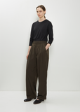 Windproof Nylon Wide Easy Trousers