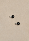 Onyx Boule Studs